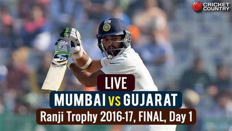 live cricket score mumbai vs gujarat